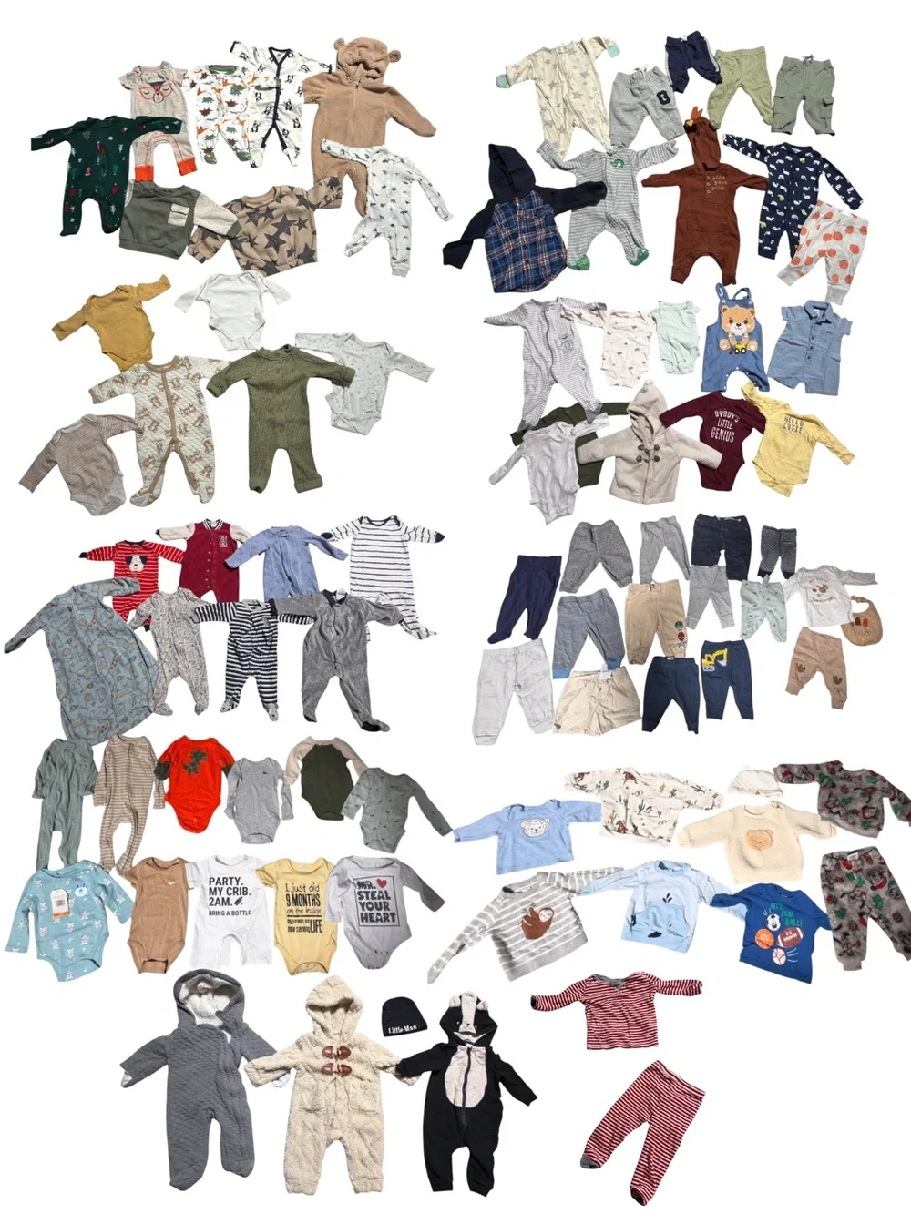 The Ultimate Playwear & Everyday Wardrobe Bundle (3-9 Months) Tops, Bottoms 75 +